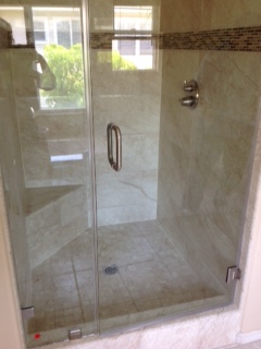 shower glass door